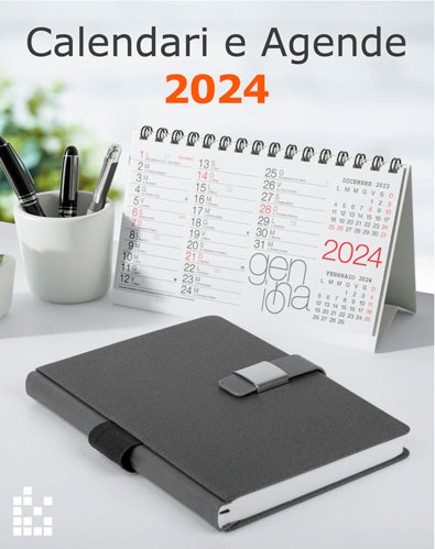 Calendari e agende personalizzate 2024 per aziende e privati tutte personalizzabili con il vostro logo.